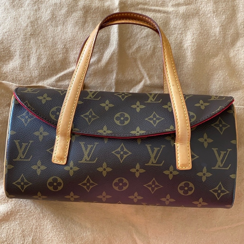 Louis Vuitton Monogram Shoulder Bag, LV Sonatine Hand Bag